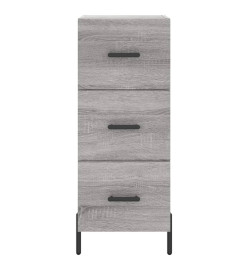 Buffet Sonoma gris 34,5x34x90 cm Bois d'ingénierie