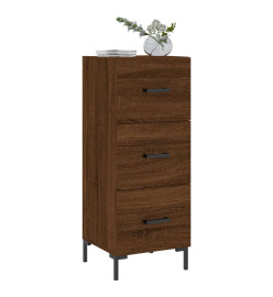 Buffet Chêne marron 34,5x34x90 cm Bois d'ingénierie