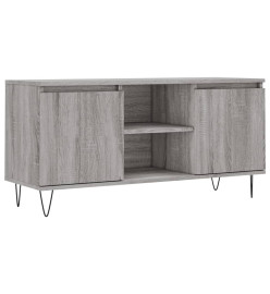 Meuble TV sonoma gris 104x35x50 cm bois d'ingénierie