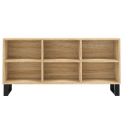 Meuble TV chêne sonoma 103,5x30x50 cm bois d'ingénierie