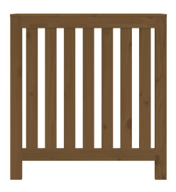 Cache-radiateur Marron miel 79,5x19x84 cm Bois massif de pin