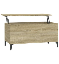 Table basse Chêne sonoma 90x44,5x45 cm Bois d'ingénierie