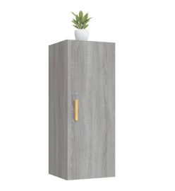 Armoire murale Sonoma gris 34,5x34x90 cm Bois d'ingénierie