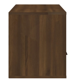 Meuble TV Chêne marron 100x35x40 cm Bois d'ingénierie