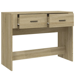 Table console Chêne sonoma 100x39x75 cm Bois d'ingénierie