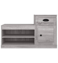 Armoire à chaussures sonoma gris 100x42x60 cm bois d'ingénierie