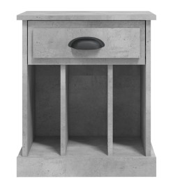 Tables de chevet 2 pcs gris béton 43x36x50 cm