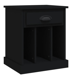 Tables de chevet 2 pcs noir 43x36x50 cm