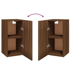 Meubles TV 2 pcs Chêne marron 30,5x30x60 cm Bois d'ingénierie