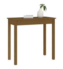 Table console Marron miel 80x40x75 cm Bois massif de pin