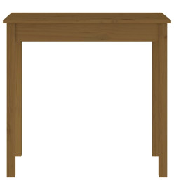 Table console Marron miel 80x40x75 cm Bois massif de pin