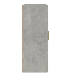 Armoire murale Gris béton 69,5x32,5x90 cm Bois d'ingénierie