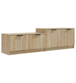 Meuble TV Chêne sonoma 158,5x36x45 cm Bois d'ingénierie