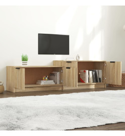 Meuble TV Chêne sonoma 158,5x36x45 cm Bois d'ingénierie