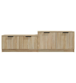 Meuble TV Chêne sonoma 158,5x36x45 cm Bois d'ingénierie