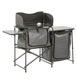 Travellife Cuisine de camping pliable Toledo gris foncé