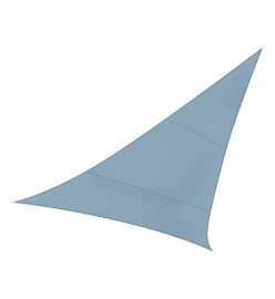 Perel Voile d'ombrage triangulaire 3,6 m Gris ardoise clair