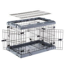 Ferplast Caisse pour chiens Superior 75 77x51x55 cm Noir