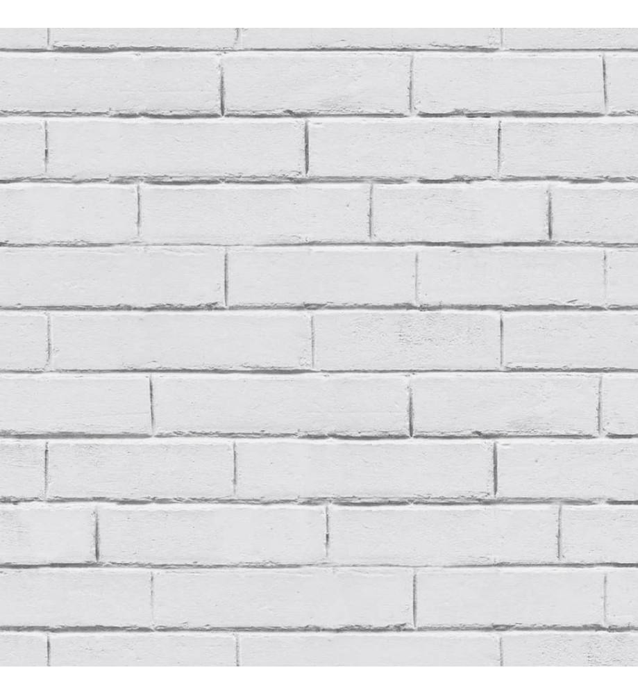 Good Vibes Papier peint Brick Wall Gris