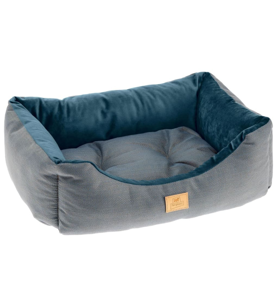 Ferplast Lit pour chien et chat Chester 50 Bleu