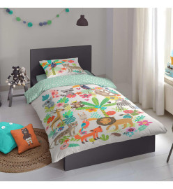 Good Morning Housse de couette pour enfants Happy 140x200/220 cm