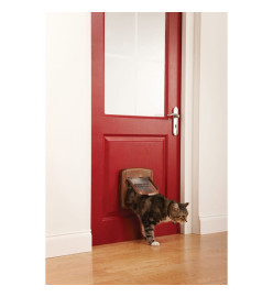 PetSafe Chatière magnétique 4 voies Deluxe 420 Marron 5006