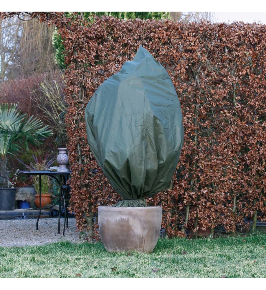 Nature Couverture en polaire d'hiver 70 g/m² Vert 2,5x3 m