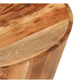 Table basse Ø52x30 cm bois d'acacia massif