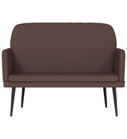 Banc Marron 107x80x81 cm Similicuir