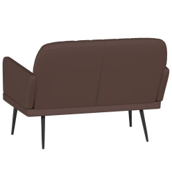 Banc Marron 107x80x81 cm Similicuir