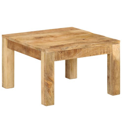 Table basse 55x55x35 cm Bois de manguier massif