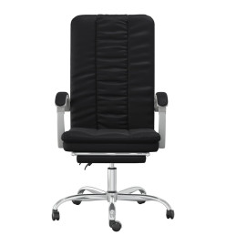 Fauteuil inclinable de bureau Noir Similicuir