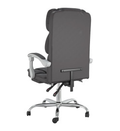 Fauteuil inclinable de bureau Gris Similicuir