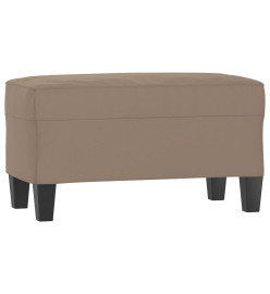 Banc Taupe 70x35x41 cm Tissu microfibre