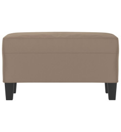 Banc Taupe 70x35x41 cm Tissu microfibre