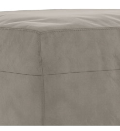 Banc Gris clair 70x35x41 cm Velours