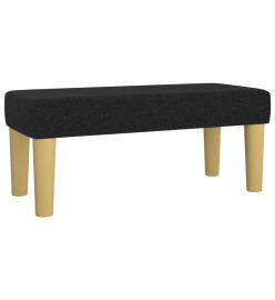 Banc Noir 70x30x30 cm Tissu