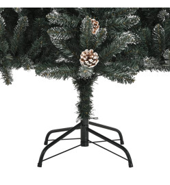 Sapin de Noël artificiel avec support Vert 180 cm PVC