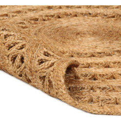 Tapis Jute tressé à la main 150 cm Rond