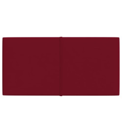 Panneaux muraux 12 pcs Rouge bordeaux 60x30 cm Velours 2,16 m²