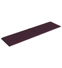 Panneaux muraux 12 pcs Violet 60x15 cm Tissu 1,08 m²