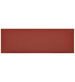 Panneaux muraux 12 pcs Bordeaux 90x30 cm Similicuir 3,24 m²