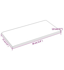 Panneaux muraux 12 pcs Vert foncé 30x15 cm Velours 0,54 m²