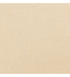 Panneaux muraux 12 pcs Crème 30x15 cm Tissu 0,54 m²