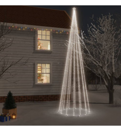 Sapin de Noël avec piquet 1134 LED Blanc froid 800 cm