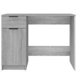 Bureau Sonoma gris 100x50x75 cm Bois d'ingénierie