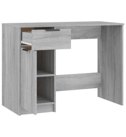 Bureau Sonoma gris 100x50x75 cm Bois d'ingénierie