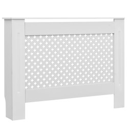 Cache-radiateurs 2 pcs Blanc 112x19x81,5 cm MDF