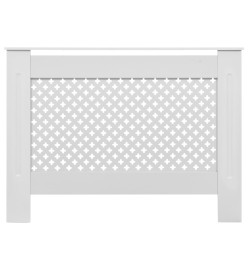 Cache-radiateurs 2 pcs Blanc 112x19x81,5 cm MDF