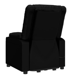 Fauteuil de massage Noir Similicuir